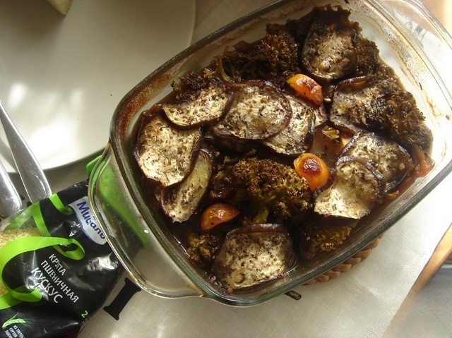 Couscous with fish and vegetables