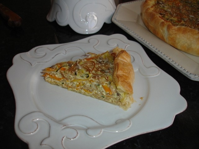 Киш с семенами