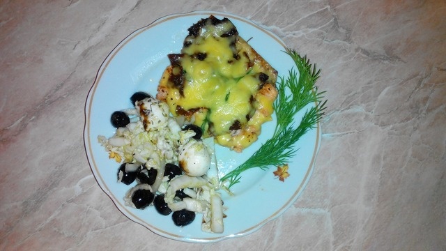 Salmon grilled cheese