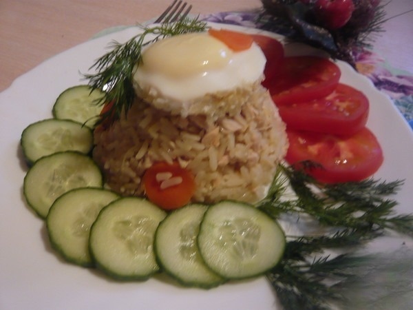 Сочный рис с курицей