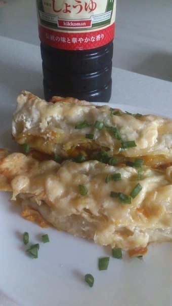 Рулетики с курицей и овощами