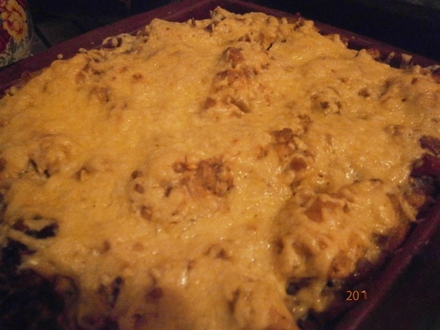 Гречневая каша с курицей и сыром