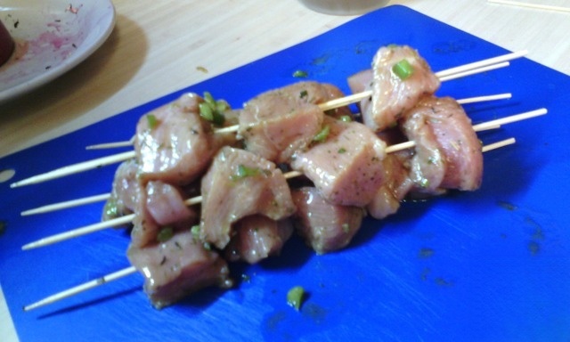 Куриный шашлычок в духовке