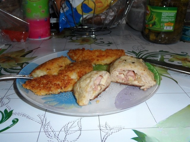 Куриные зразы с начинкой