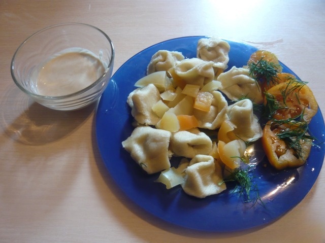 Tortellini with vegetables