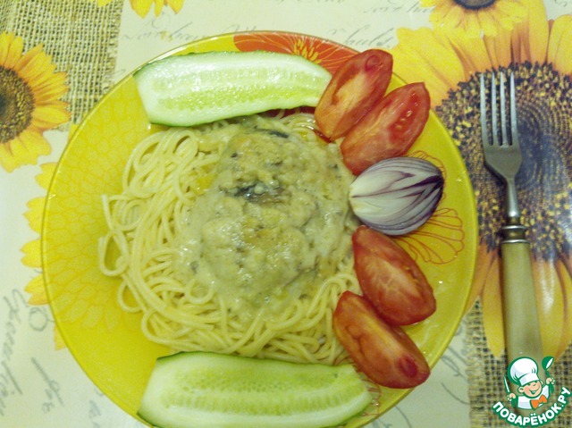 Свинина с грибами 