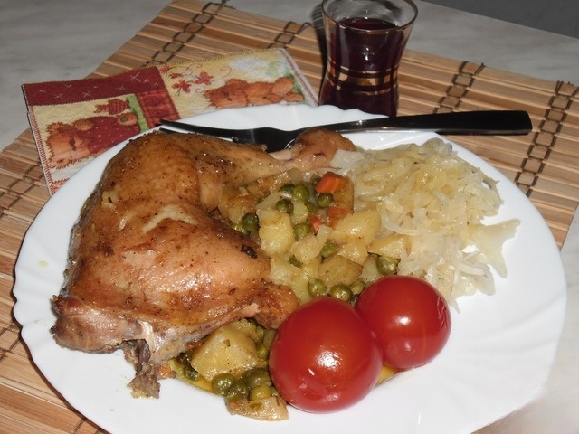 Chicken with vegetables