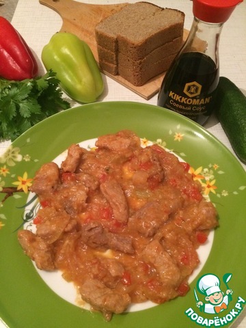 Свинина под кисло-сладким соусом