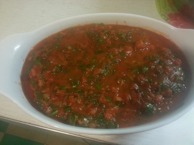 Chicken breast tomato sauce