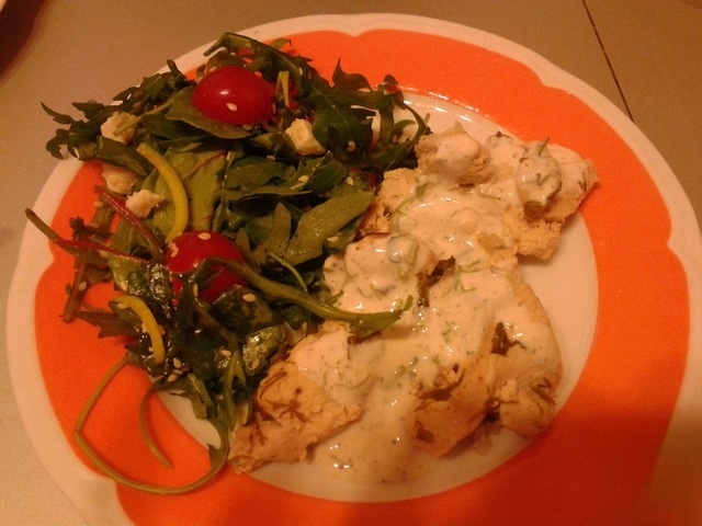 Курица в кефирном маринаде на пару