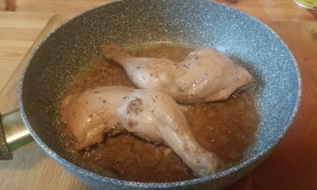 Куриные окорока без кожи в маринаде