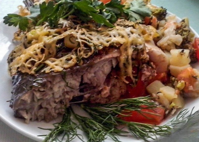 Vegetable and cheese carp