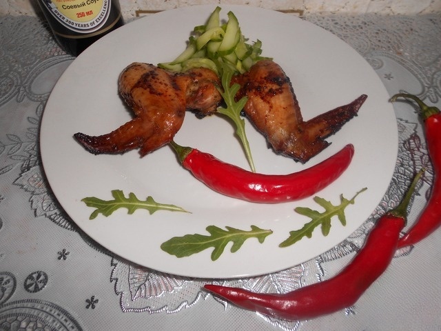 Spicy chicken wings