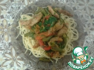 Мясо с овощами